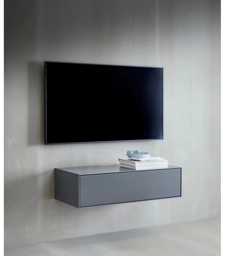 Masă TV gri 91x24 cm Edge by Hammel - Hammel Furniture