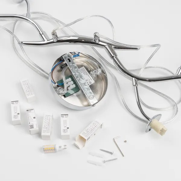 Lustră LED pe cablu Brilagi MISTEL 6xG9/3W/230V crom lucios/fumuriu