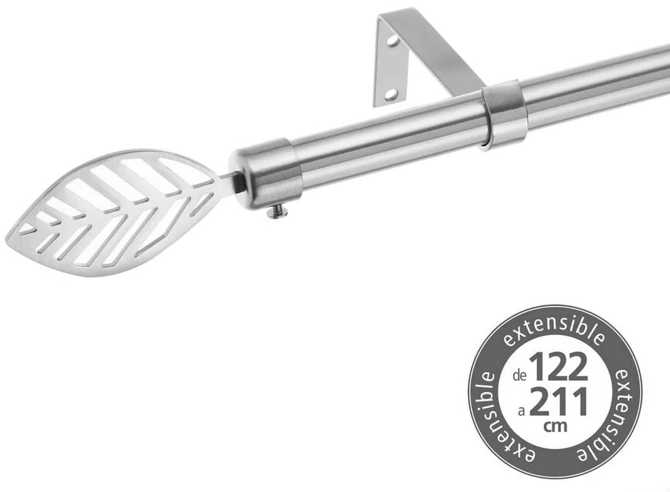 Galerie de perdea 122-211 cm extensibilă din metal – Casa Selección
