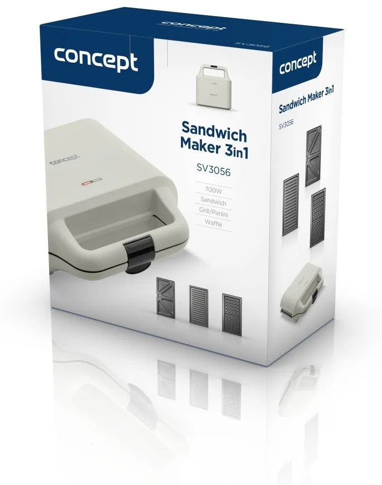 Sandwich-maker Concept SV3056  3în1