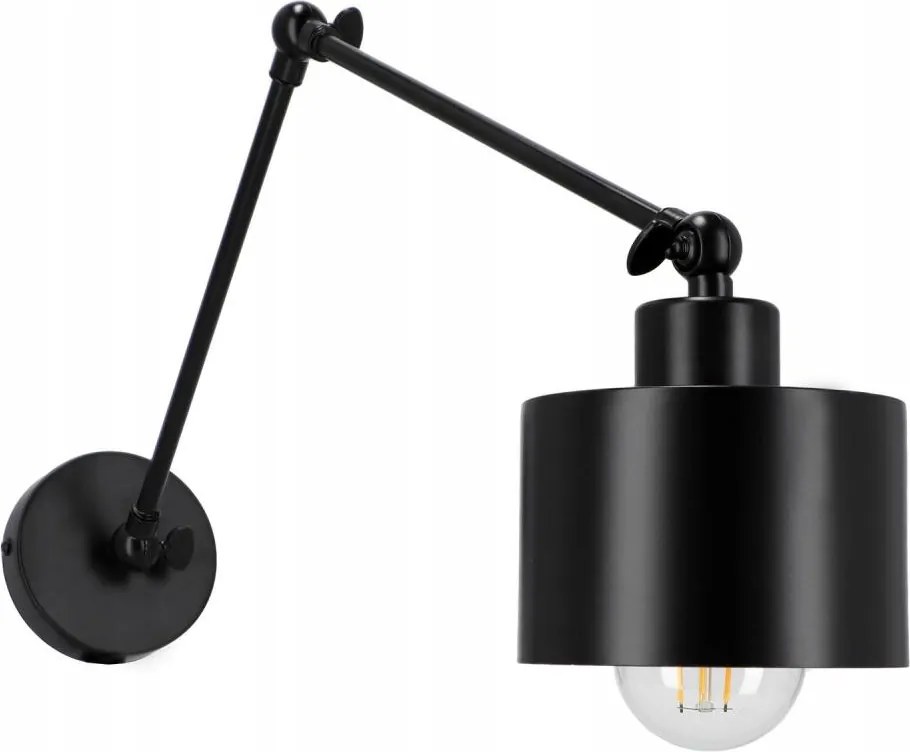 Aplica de perete 1xE27/20W/230V neagră