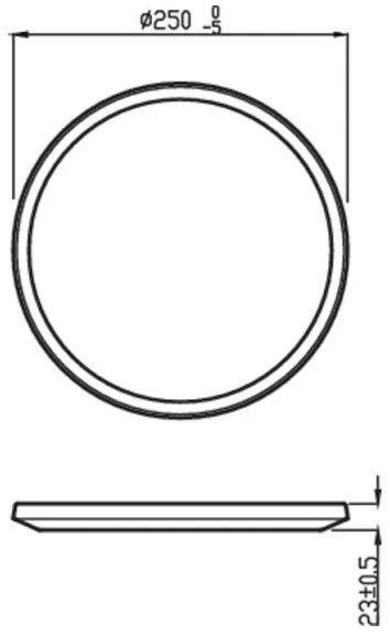 Corp de iluminat LED pentru baie dimabil SUPERSLIM LED/15W/230V IP54 alb Philips