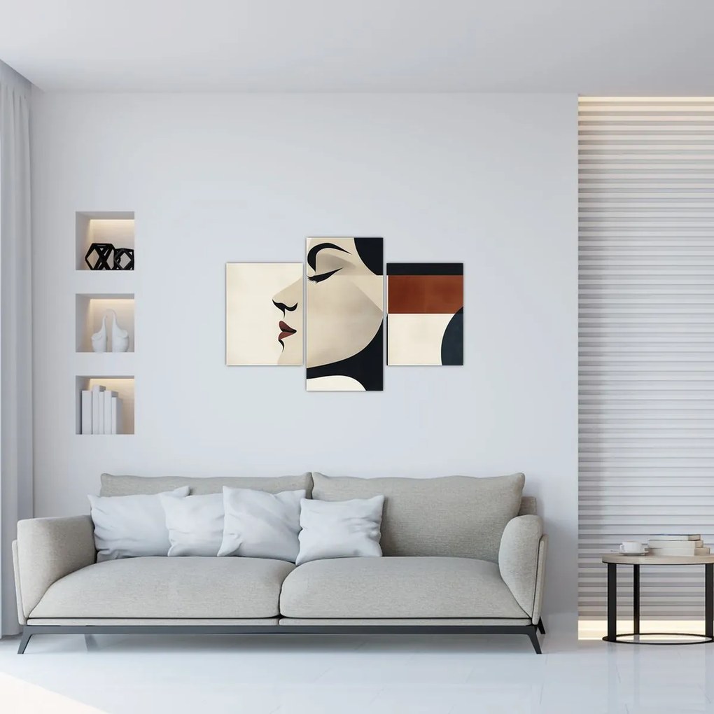 Tablou - Femeie din profil (90x60 cm)