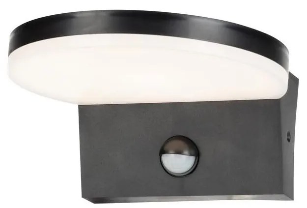 Aplică LED de exterior cu senzor Rabalux 77119 BATIDA LED/9W/230V IP54 negru
