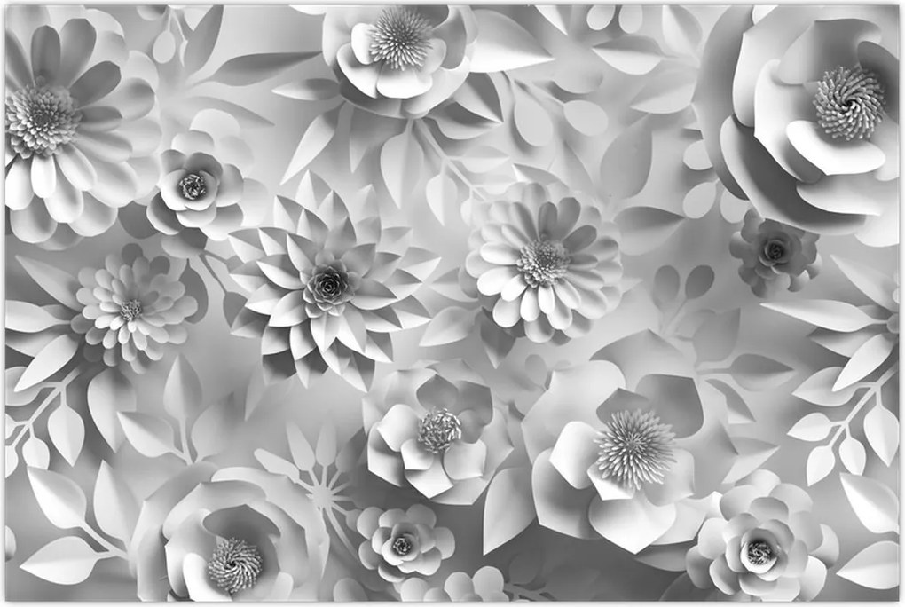 Tablou - Flori albe (90x60 cm)