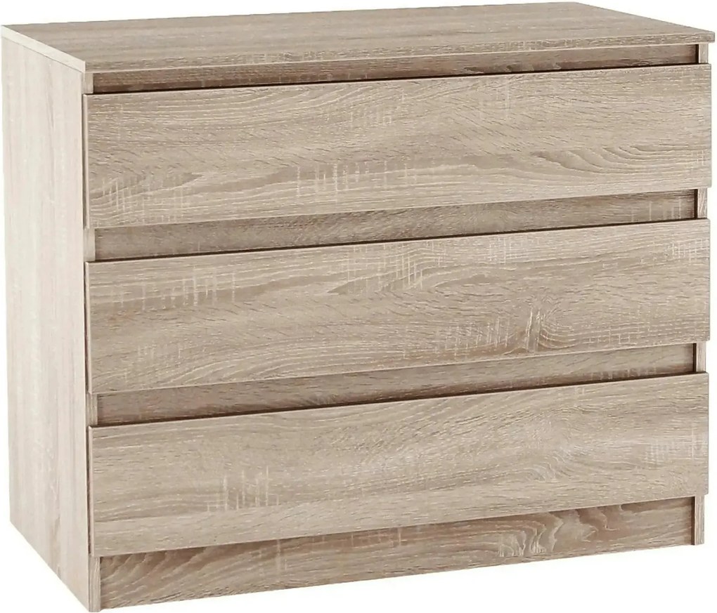 Comoda HANY NEW 003, stejar sonoma, PAL laminat, 90x49x74 cm