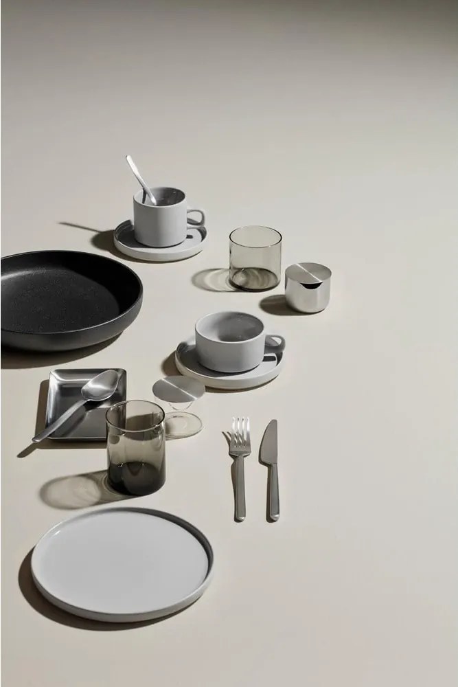 Set 2 pahare Blomus Mera, 220 ml, negru transparent