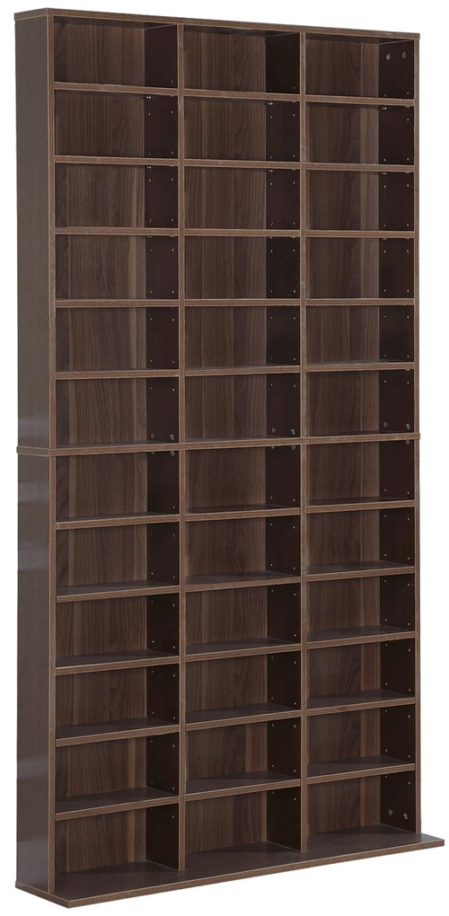 Biblioteca perete pentru camera,birou ,Sarcina 50kg,195x102x23.5cm,maro HOMCOM | Aosom Romania