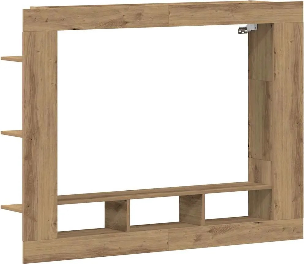 vidaXL Cabinet TV stejar artizanal 152 x 22 x 113 cm Lemn compozit