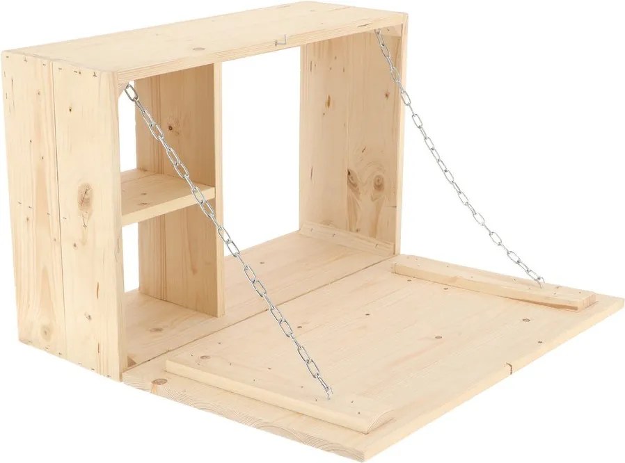 Masă de bar pentru grădină din lemn de pin 56x58 cm Baar – Esschert Design