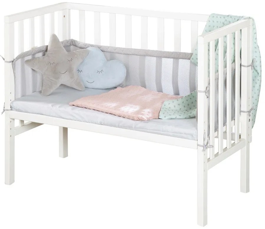 Pătuț alb 90x45 cm – Roba