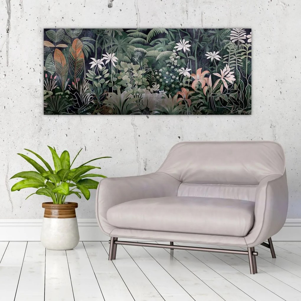 Tablou - Model de junglă pictat (120x50 cm)