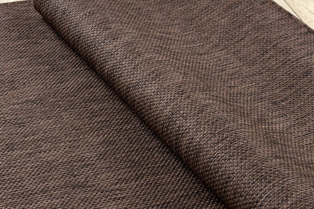 Covor, traversa SISAL SION A5165A Melanj țesute plate maro