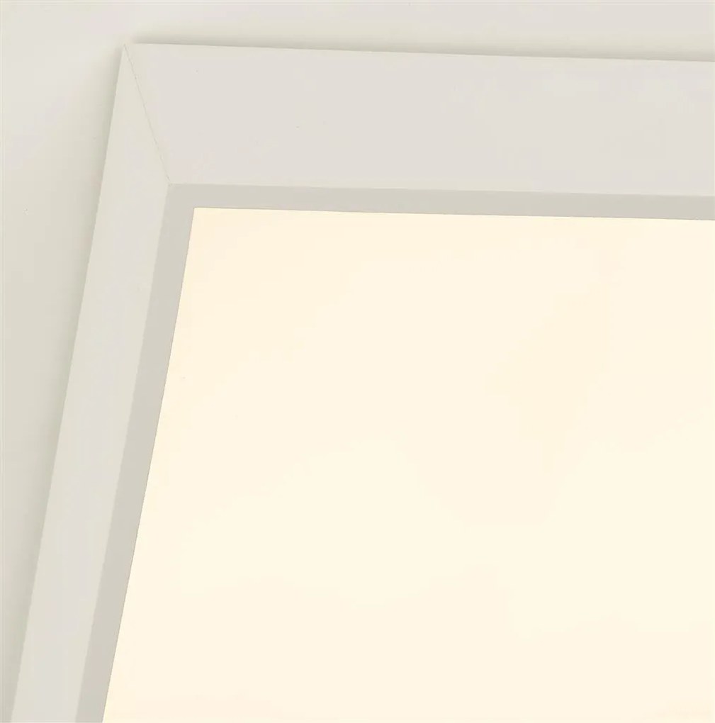 Plafoniera LED baie cu protectie IP44 Zeus 30x30cm, alb