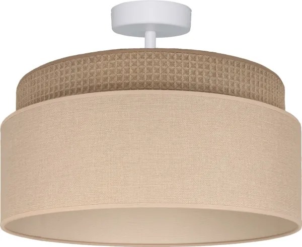 Brilagi - Lustră aplicată PADOVA 1xE27/60W/230V Ø 40 cm bej