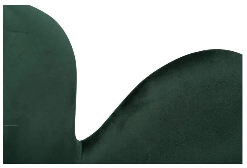 Scaun de sufragerie verde cu cotiere tapițat Gaia – DAN-FORM Denmark