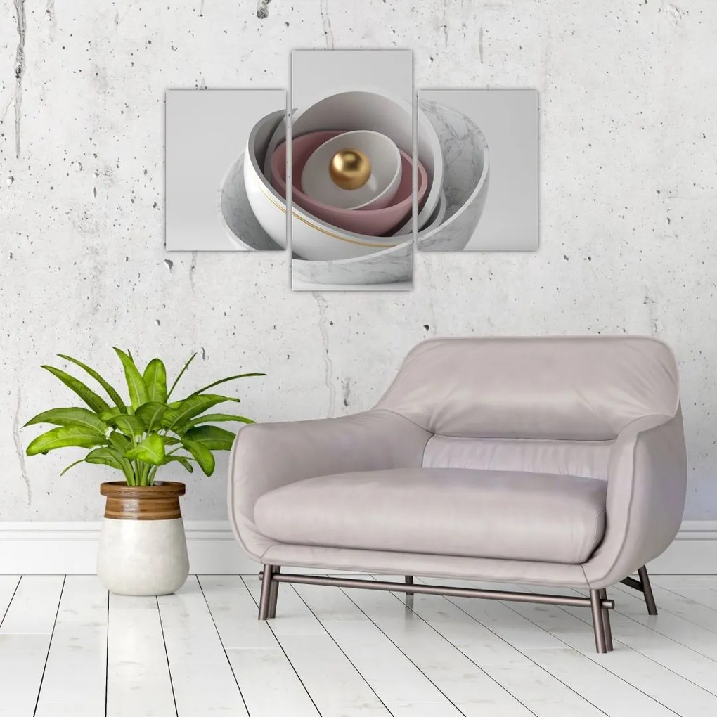 Tablou - Perlă de aur (90x60 cm)