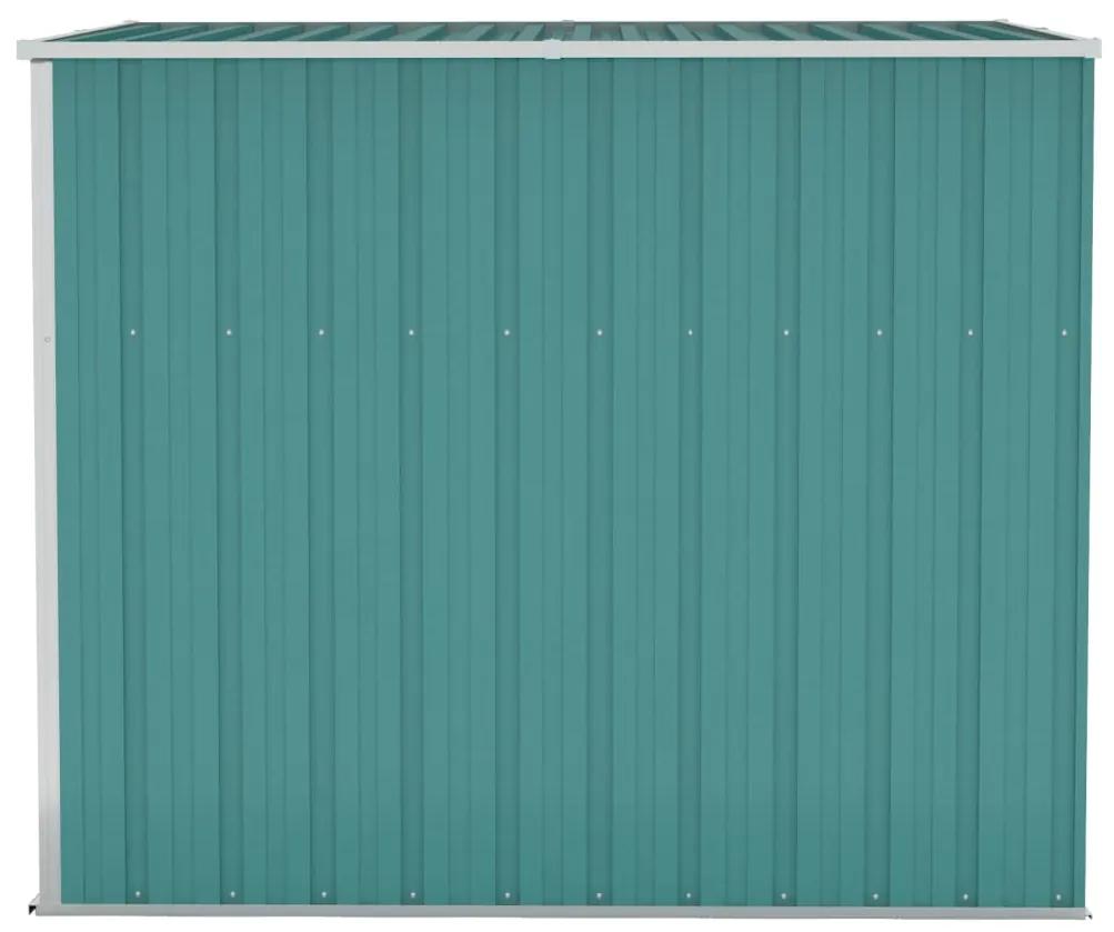 Sopron gradina montaj perete verde 118x194x178 cm otel zincat Verde, 118 x 194 x 178 cm