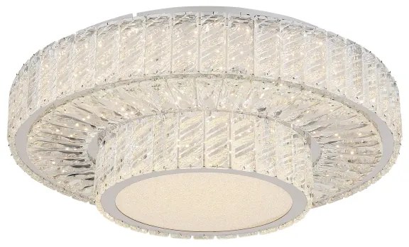 Plafonieră LED dimabilă Globo 67162-50D MUCKY 50W/230V d. 50 cm + telecomandă
