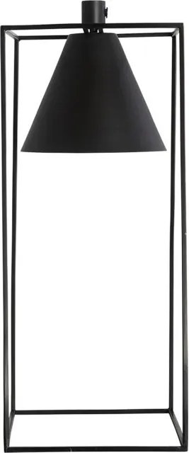 Lampa de birou din metal negru Kubix House Doctor