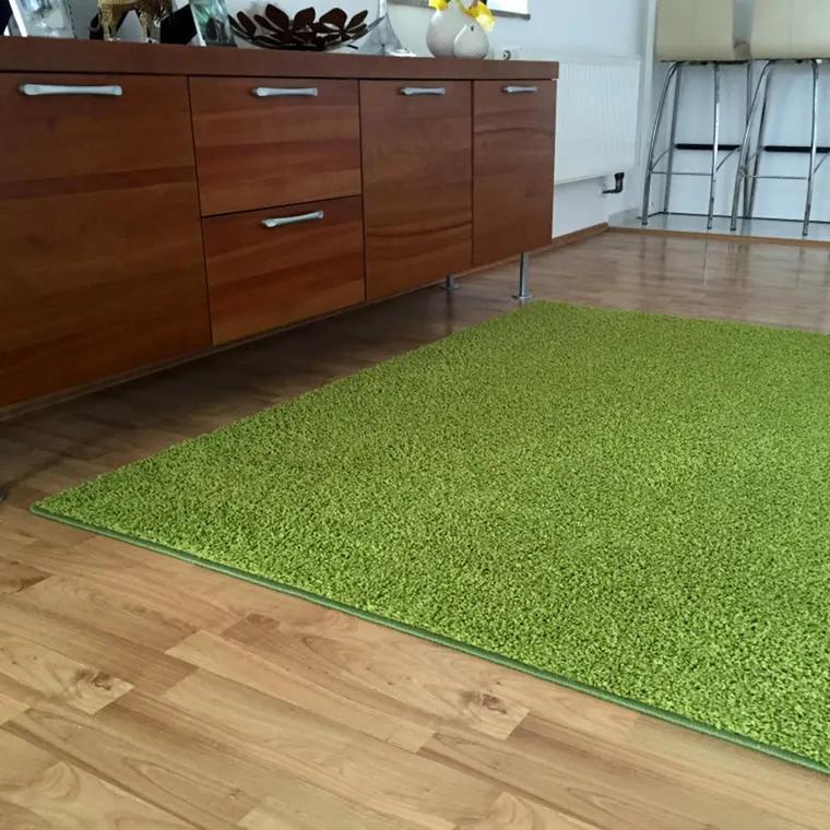 Covor SHAGGY verde 140 x 200 cm
