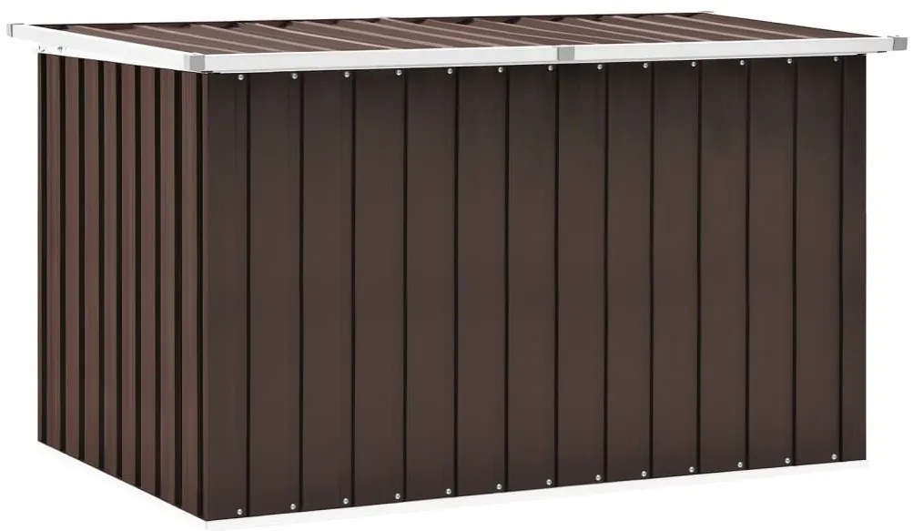 vidaXL Ladă de depozitare pentru grădină, maro, 149 x 99 x 93 cm