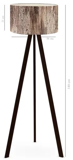 Lampadar AYD 1xE27/40W/230V maro