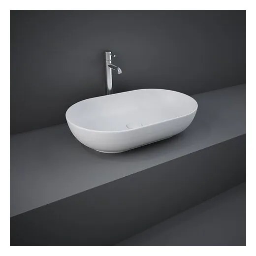 Lavoar oval Rak Feeling 55x35 cm alb mat