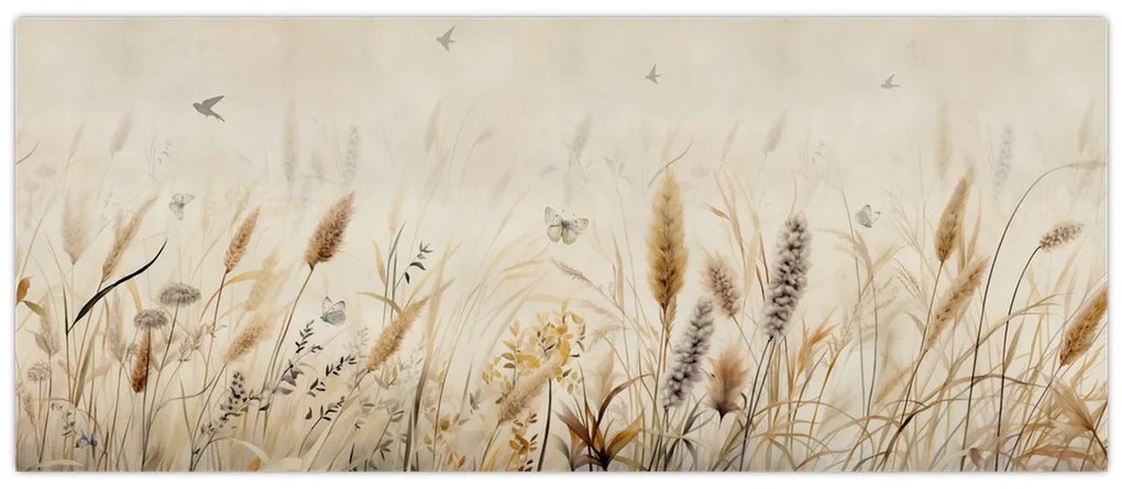 Tablou - Pajiște sălbatică (120x50 cm)
