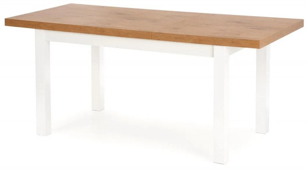 Masa extensibila Tiago lancelot/alb - L 140-220 x l 80 x h 76 cm