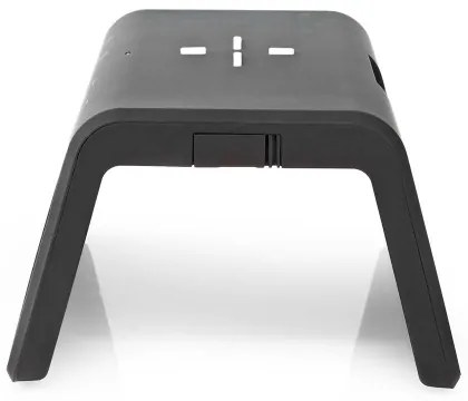 Nedis WCACQ30BK - Ceas cu alarmă, ecran LCD și încărcător wireless 15W/5V negru