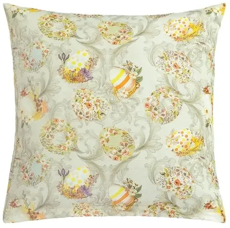 Pernă Bellatex EMA Ouă de Paște gri, 45 x 45 cm