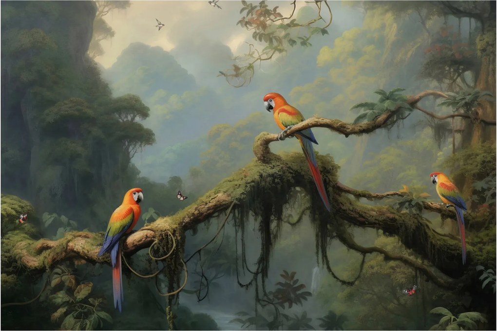 Tablou - Pădure tropicală (90x60 cm)