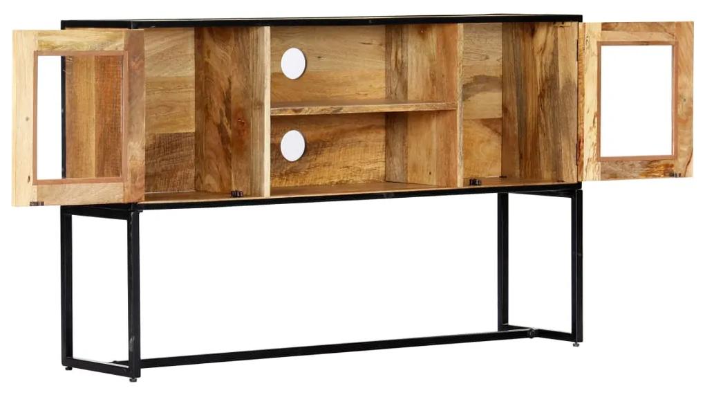 Comoda TV, 120 x 30 x 75 cm, lemn masiv reciclat
