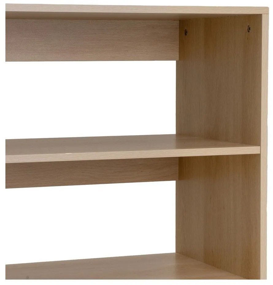 Bibliotecă în culoare naturală 80x120x40 cm Naroa – Casa Selección