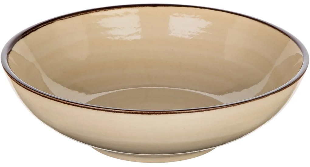 Farfurie adâncă Banquet PALAS, 18 cm, crem