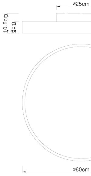 Globo 41744-48S - LED Plafonieră dimmabilă WISS LED/48W/230V + Telecomandă