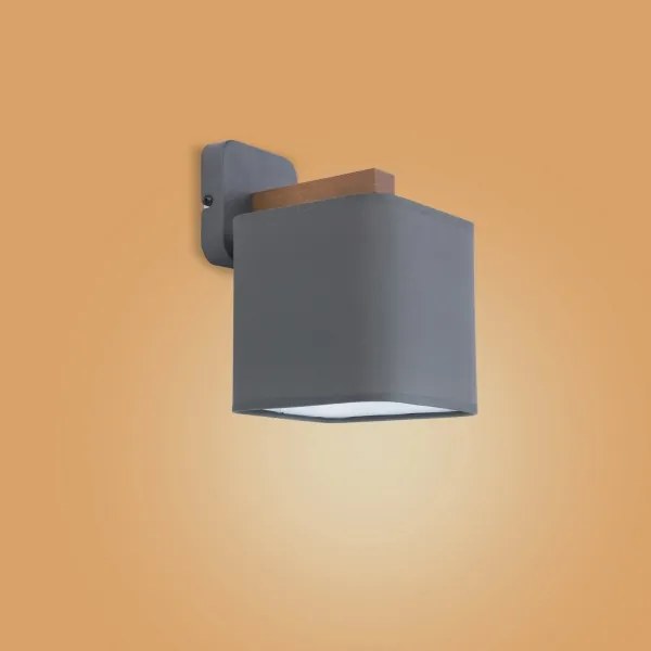 Aplică TORA 1xE27/15W/230V gri
