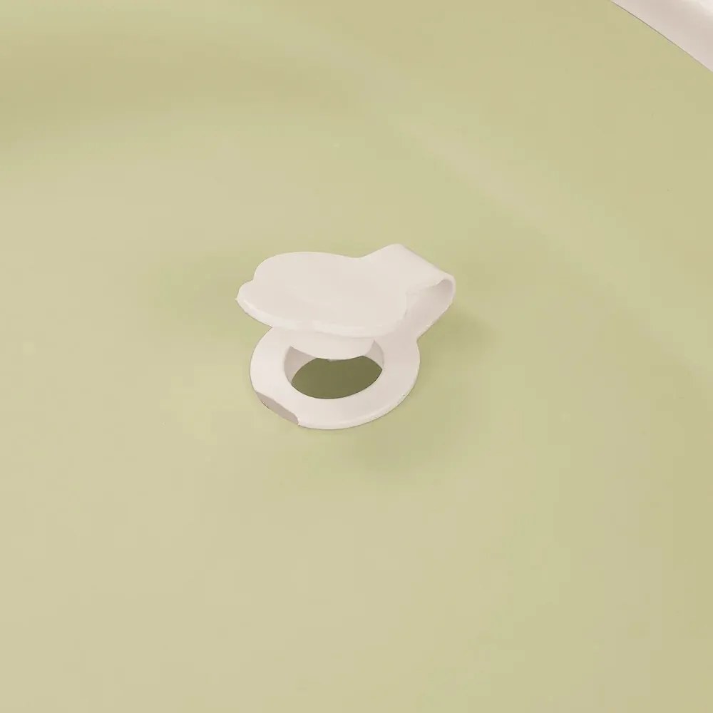 Cadă pliabilă pentru copii Dolu, verde deschis,20,5 x 75,5 x 46,5 cm