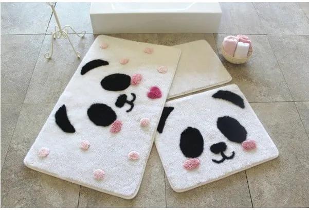Set 3 covorașe de baie Confetti Bathmats Panda