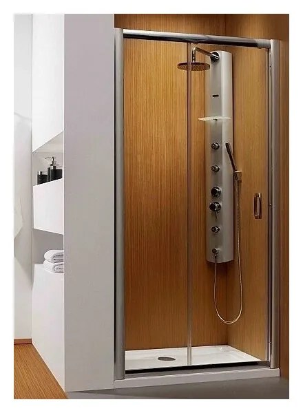 Usa de nisa culisanta Radaway Premium Plus DWJ 120 cm sticla 6 mm crom-transparent