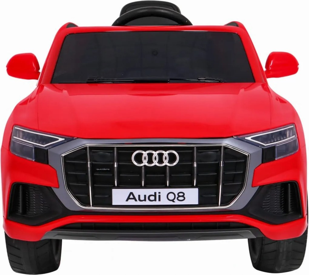 Masinuta Electrica cu acumulator pentru copii NOVOKIDS™ Audi Q8 Lift , Roti din Cauciuc EVA, 3-8 ani , Usi cu deschidere , Baterie12V, 2 Viteze,