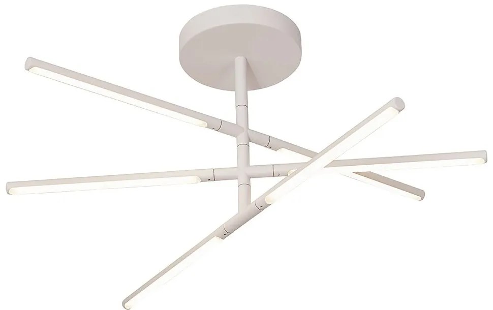 Lustra LED aplicata design modern minimalist TORCH alba