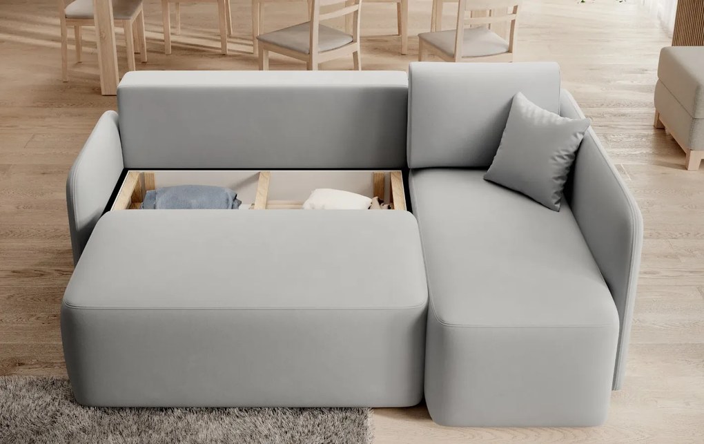 Coltar extensibil HADSON gri deschis Varianta de colt: Colt Dreapta