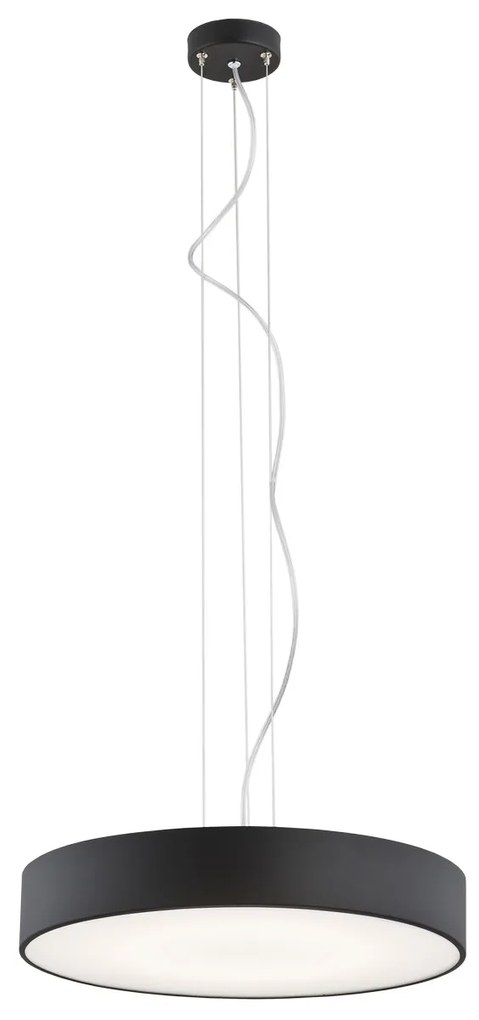 Lustra LED suspendata design circular DARLING 45cm negru