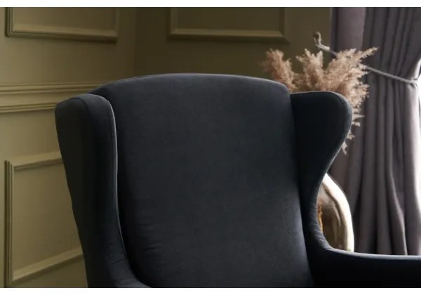 Fotoliu cu aripi NUPI, antracit