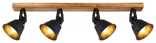 Spot GÜNTHER 4xE27/60W/230V Globo 15466S-4