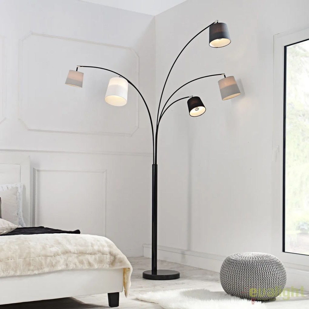 Lampadar, lampa de podea cu 5 surse de lumina Levels
