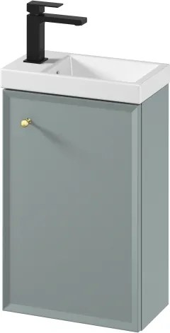 Cersanit S801-570 - Dulap suspendat de baie cu lavoar MILLE, 40 x 22 cm, mentă