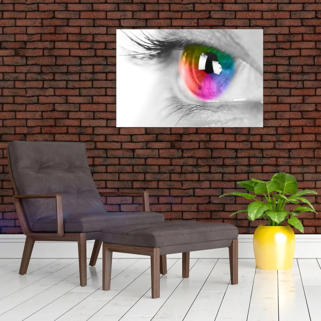 Tablou - Iris din ochi (90x60 cm)